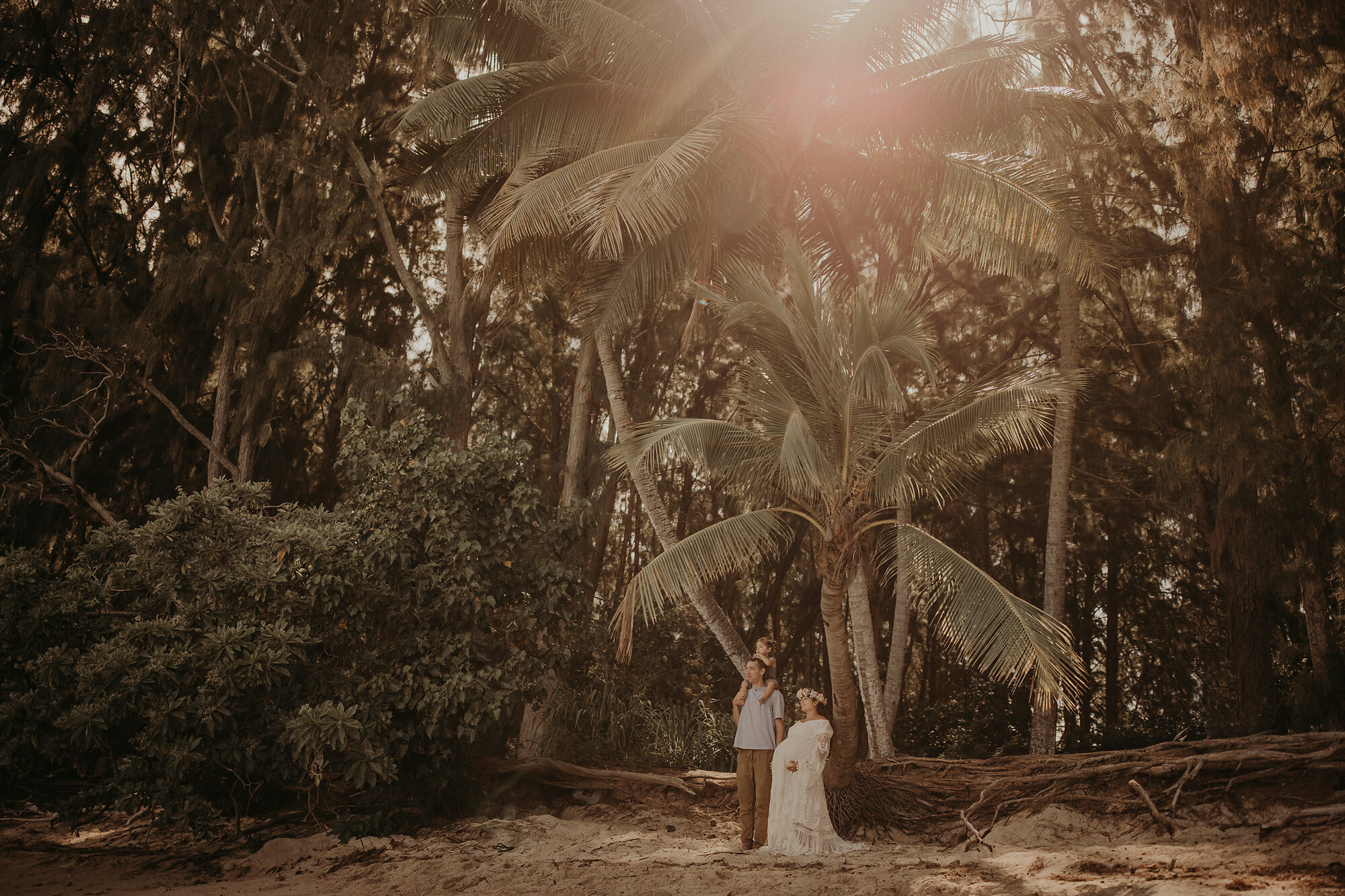 Morning Boho Goodness | North Shore, Oahu Maternity Photographer