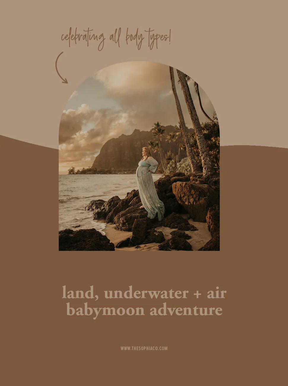 Brenda + Luís // Land, Air and Underwater Babymoon in Hawaii