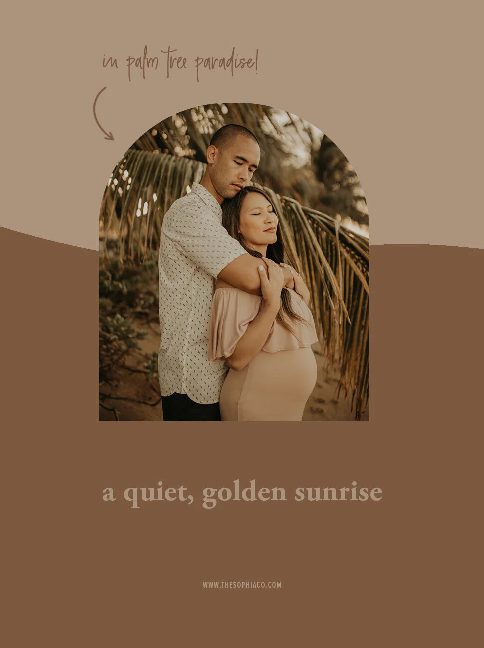 A Quiet Sunrise | Oahu, Hawaii Maternity Photographer