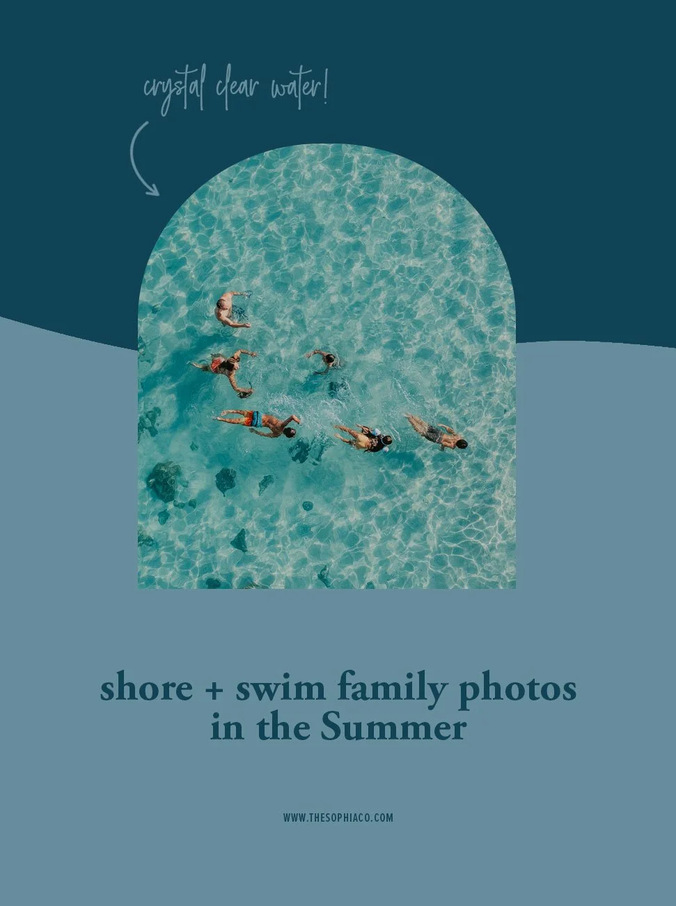 Family beach and underwater photos // Oahu, North Shore Family Photographer