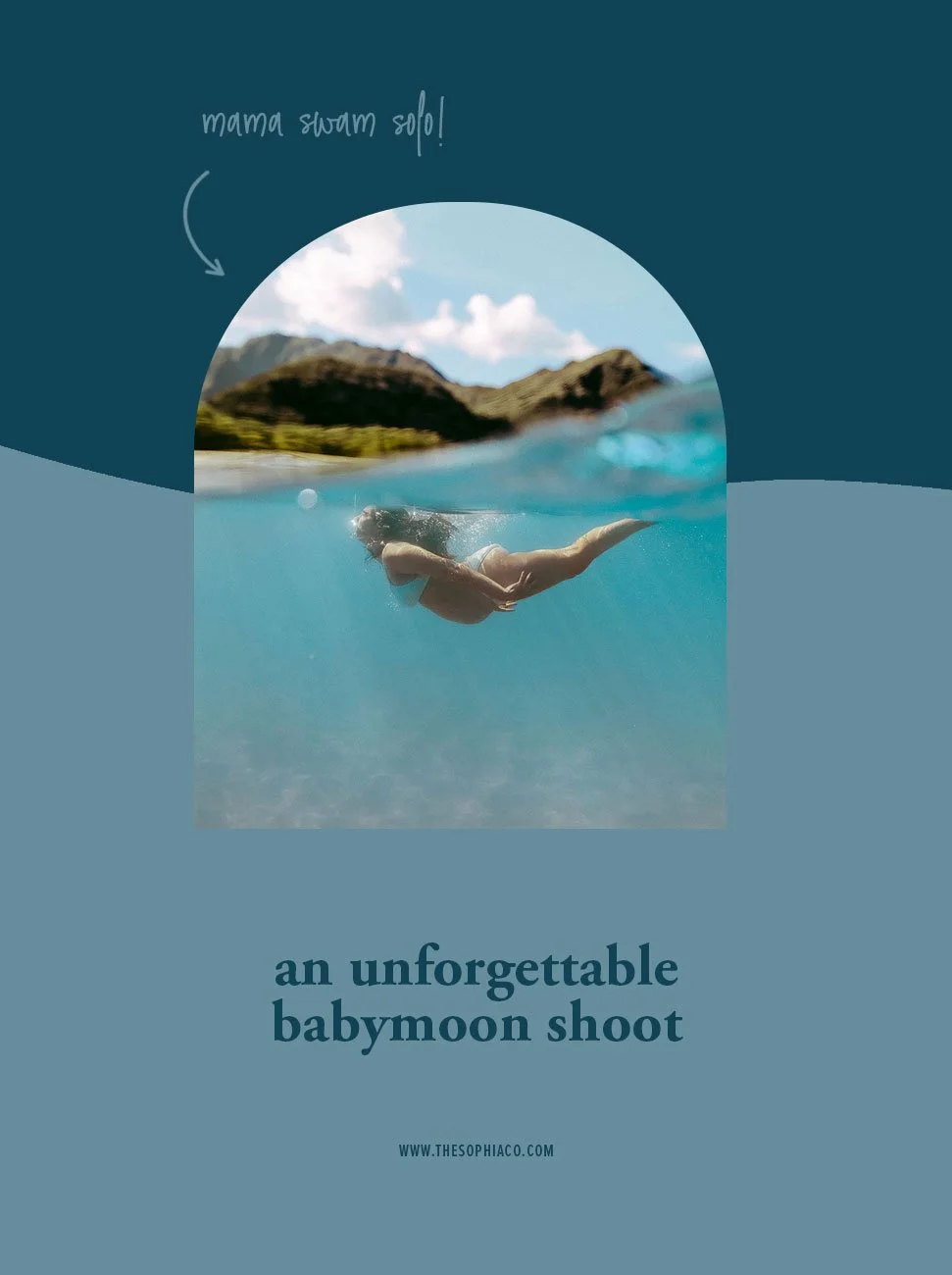 An Unforgettable Babymoon // Hawaii Underwater Photography
