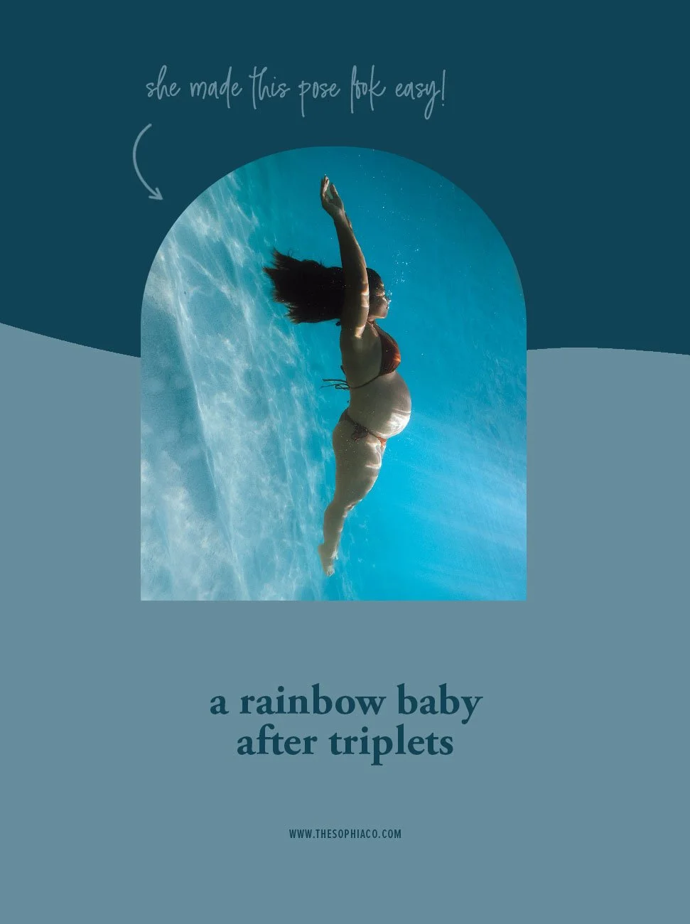 Celebrating a Rainbow Baby // Hawaii, Oahu Maternity and Underwater Photographer