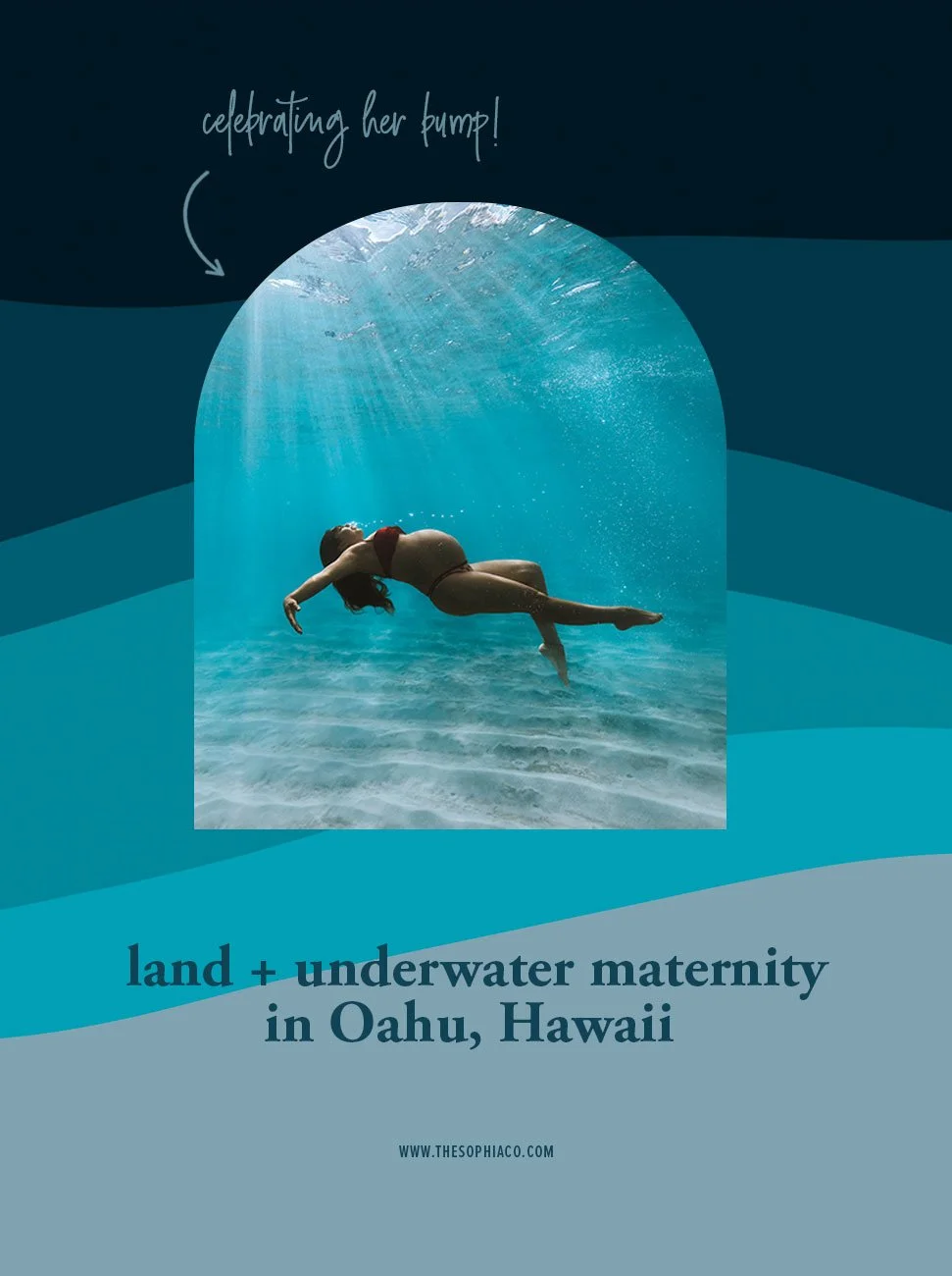 Celebrating her body // North Shore, Oahu, Hawaii Maternity Photographer