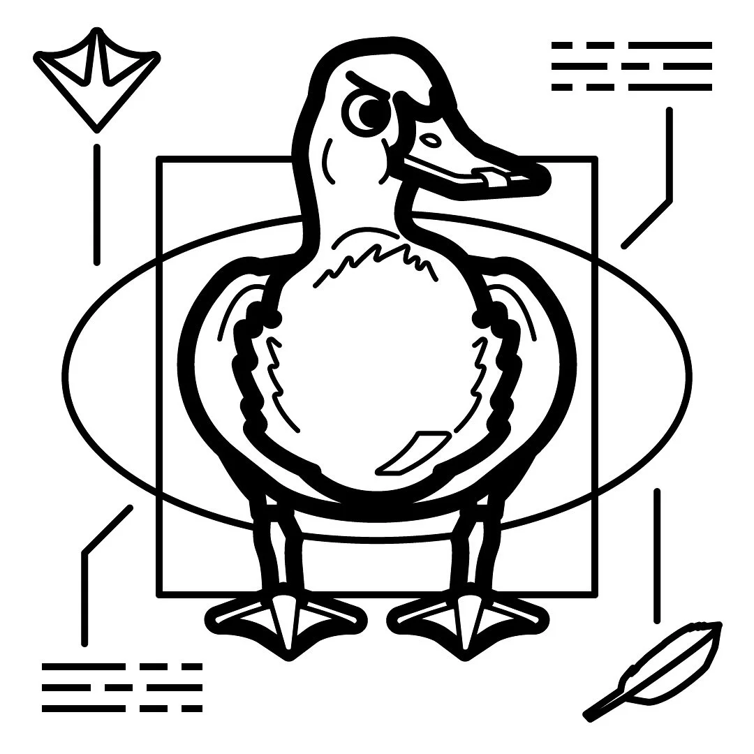 Shoutout to @readysetlou for getting me to start posting again. Here&rsquo;s a duck! #graphicdesigner #graphicdesign #duck