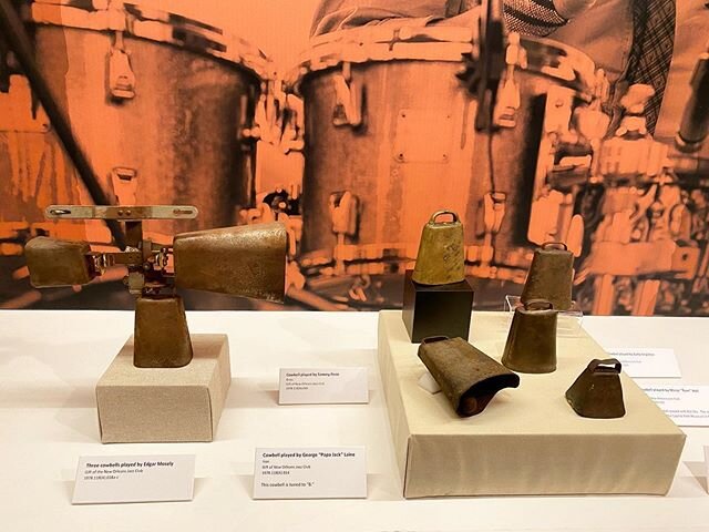 More cowbell, for your Monday. 🐄🔔 On view now in our Drumsville! exhibition.