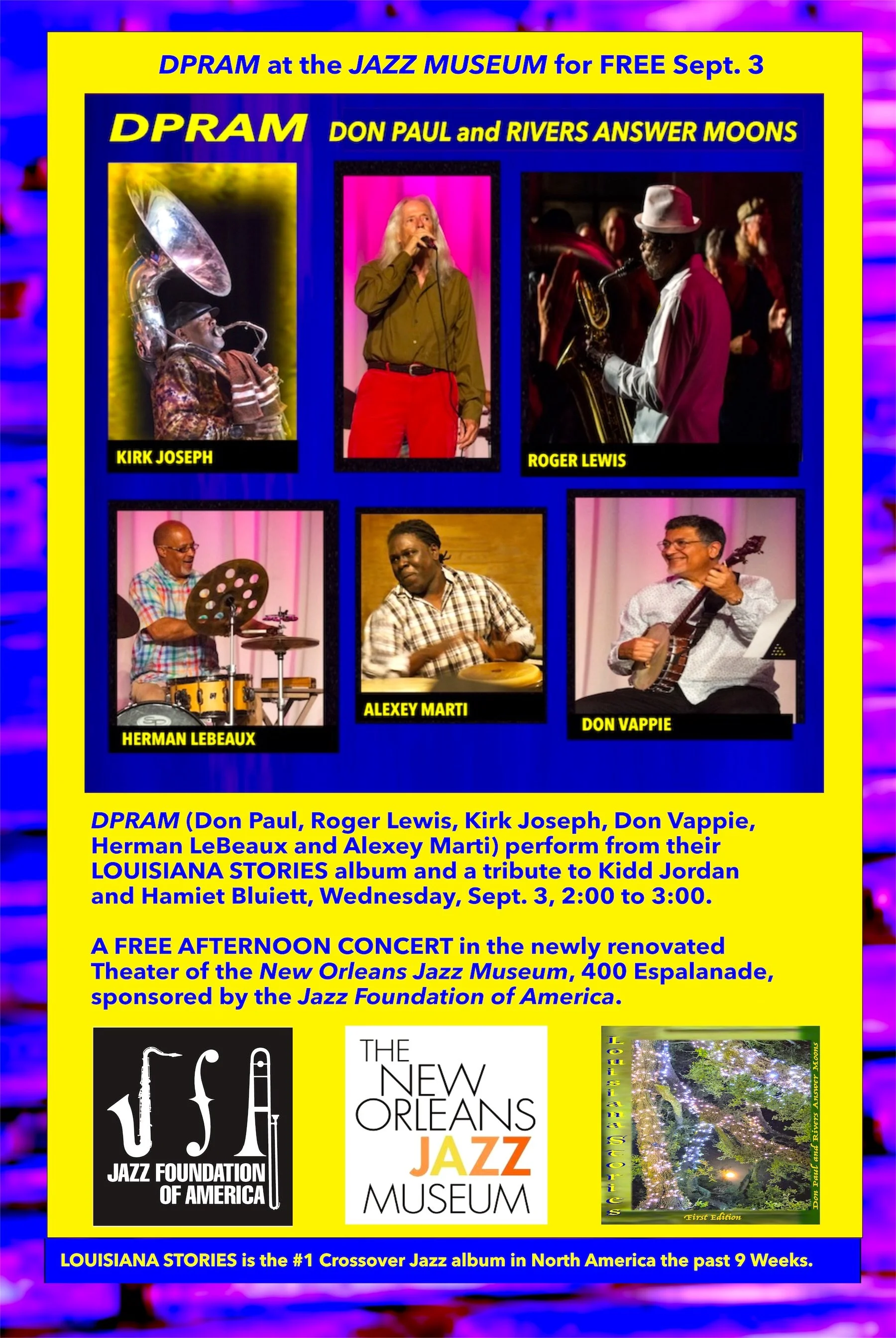 The Jazz Foundation of America presents… DPRAM