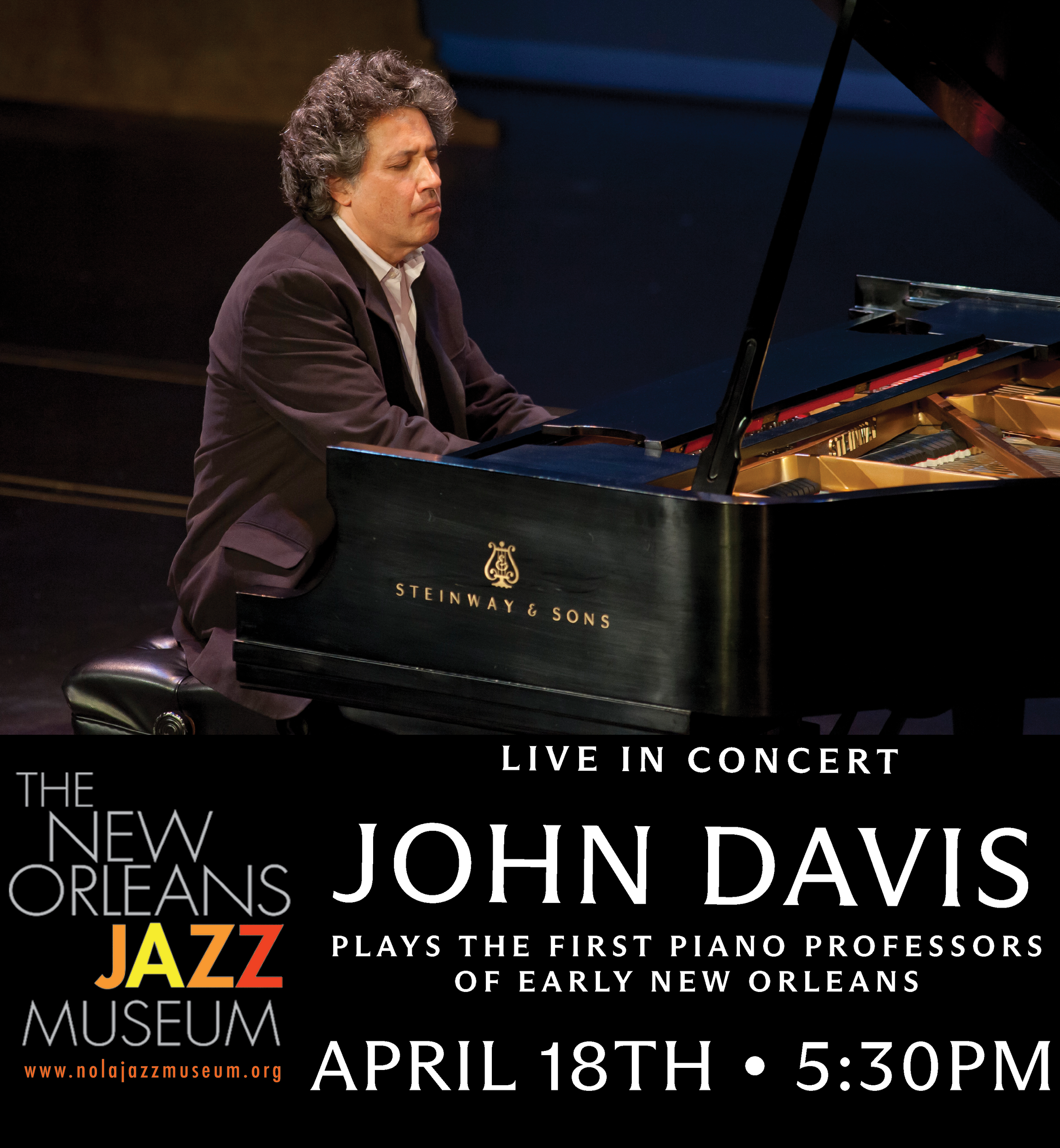 John Davis Plays the first piano professors of New Orleans 