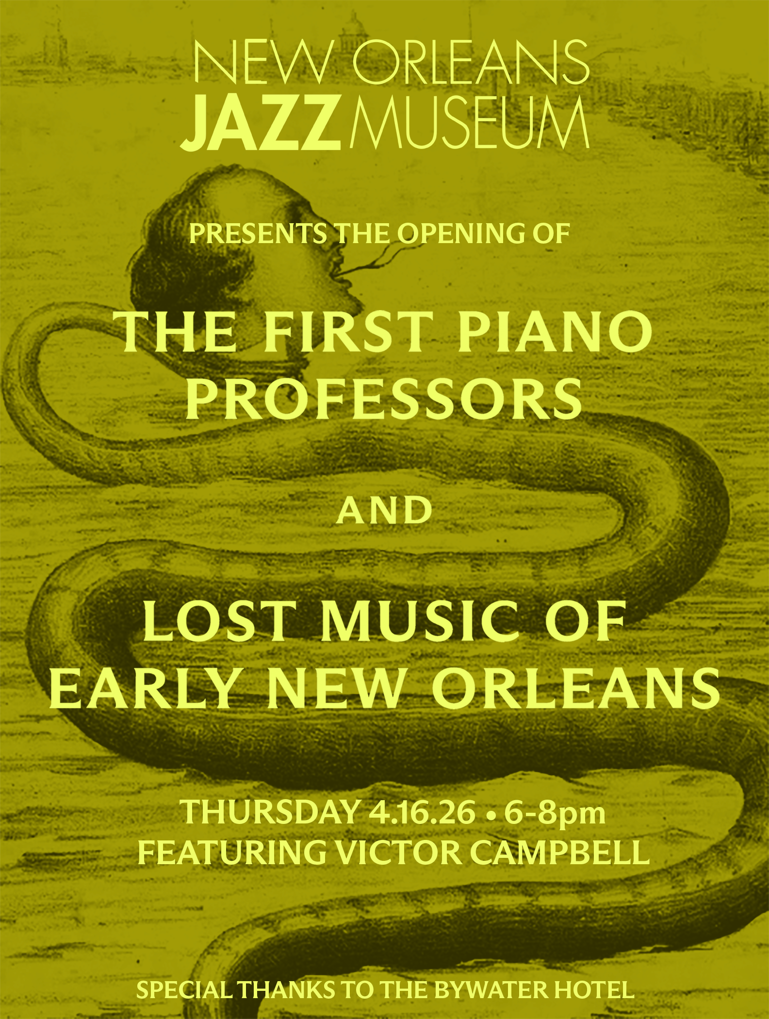 Exhibit Opening: The First Piano Professors &amp; Lost Music of Early New Orleans 