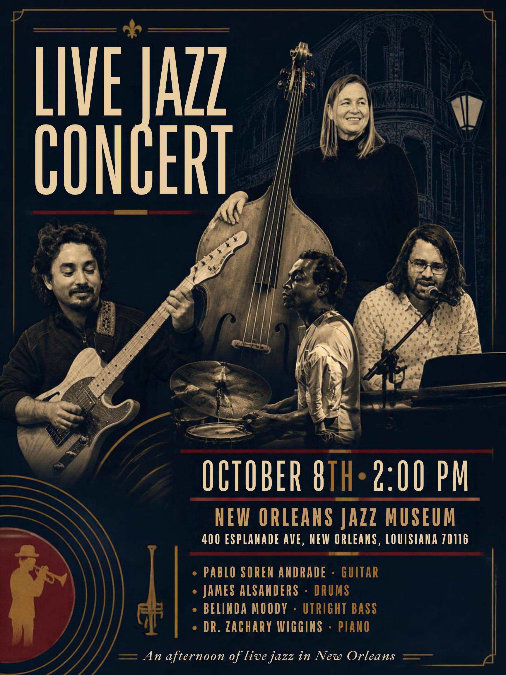 Live Jazz at the New Orleans Jazz Museum!