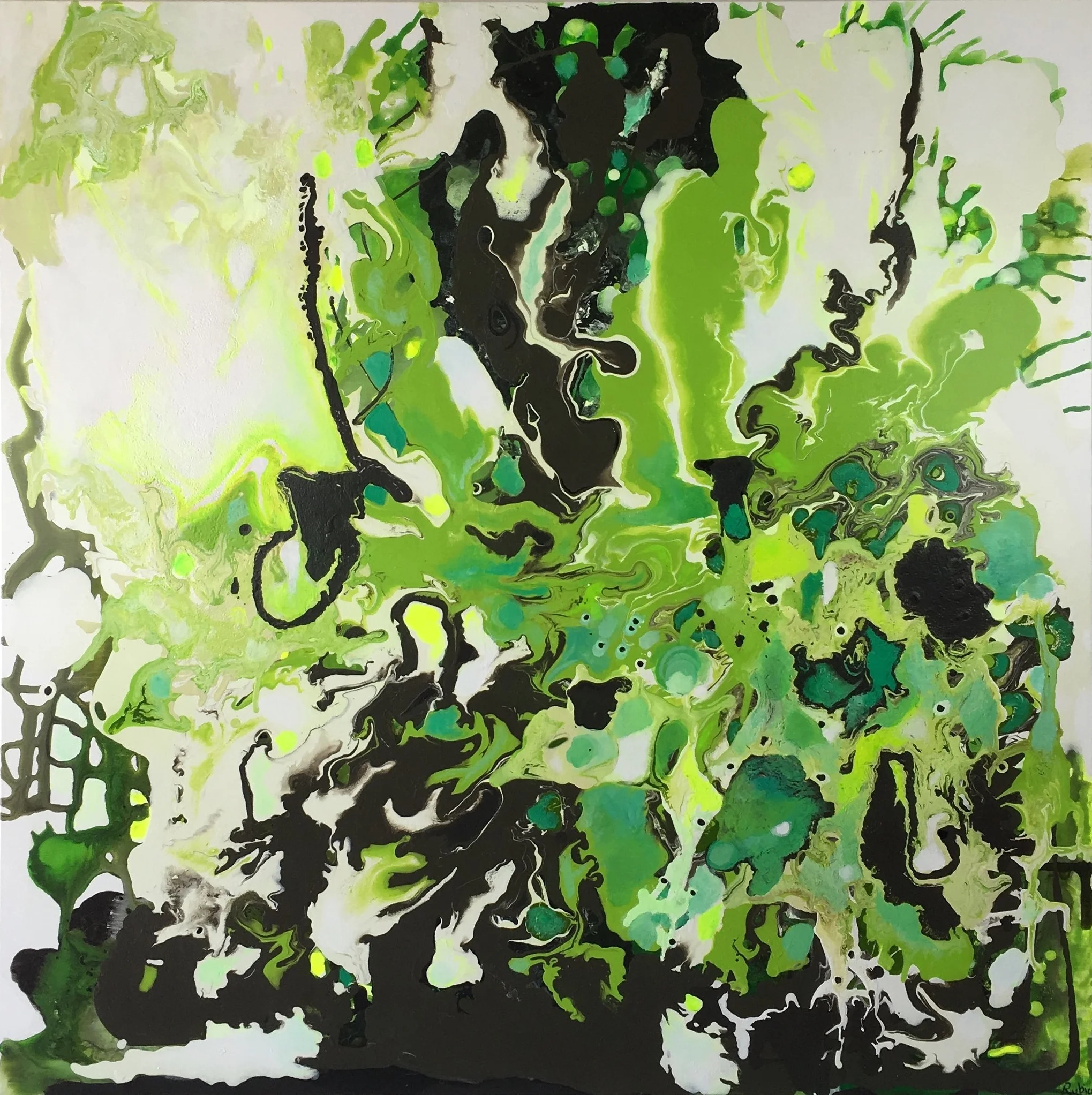36x36" Acrylic on canvas Original $655.00