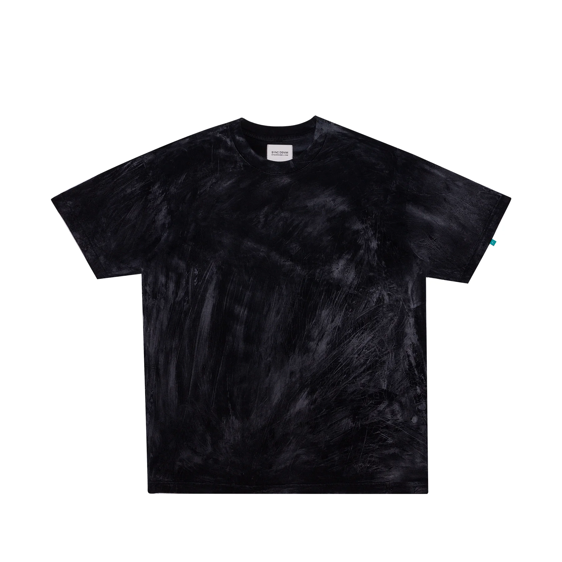 Mud Crack Tee Shirt / Black