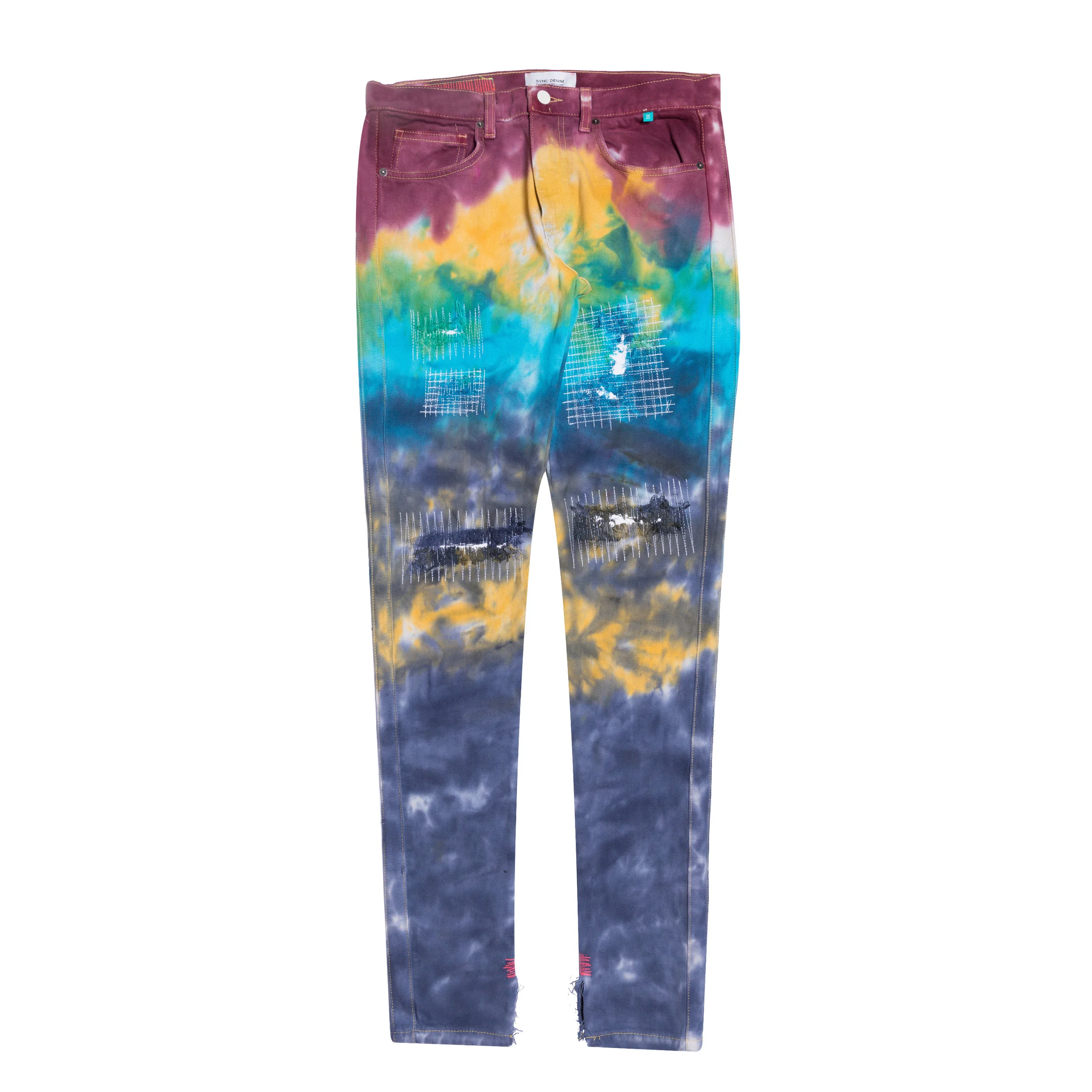 Tie Dye Denim / Rainbow 001