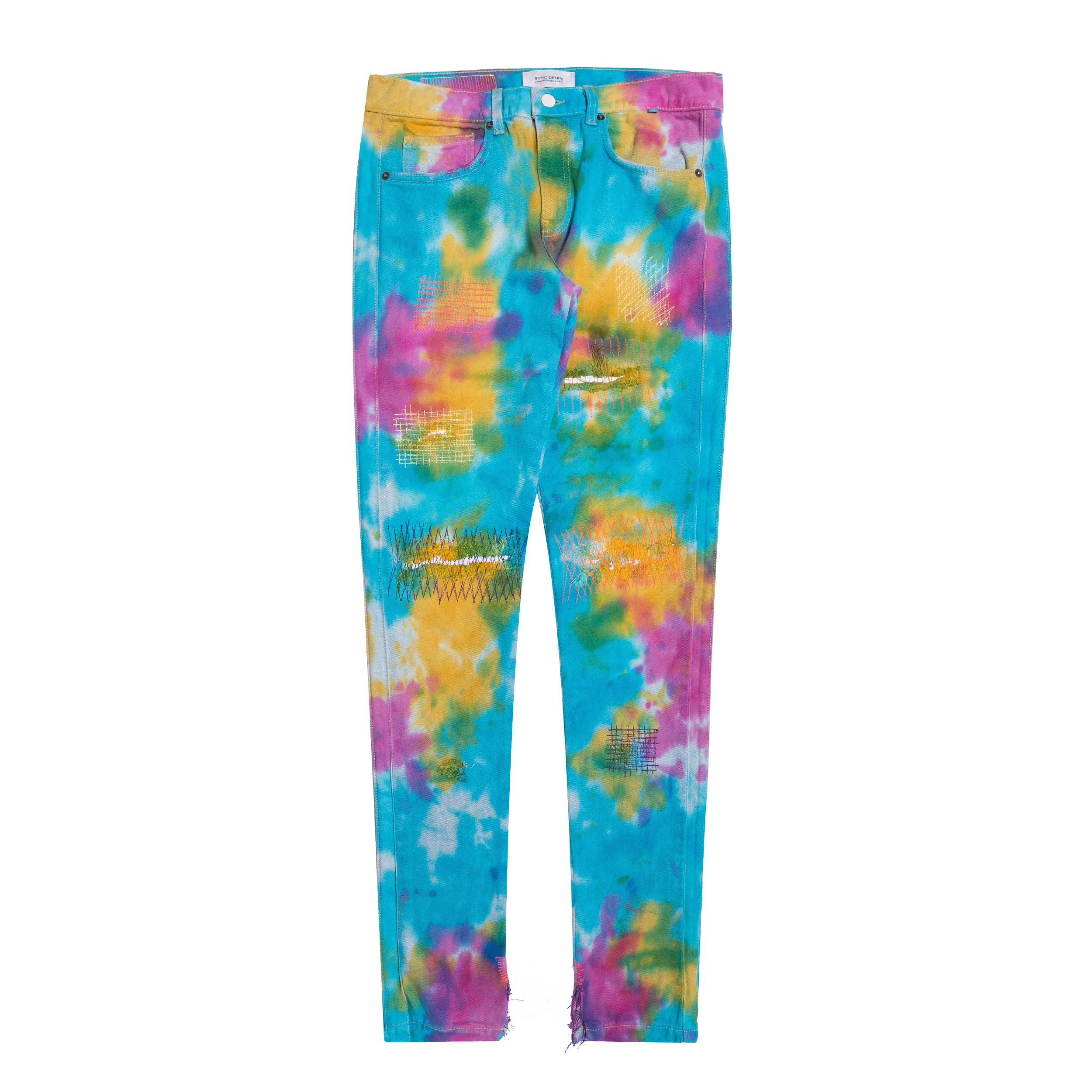Tie Dye Denim / Rainbow 006