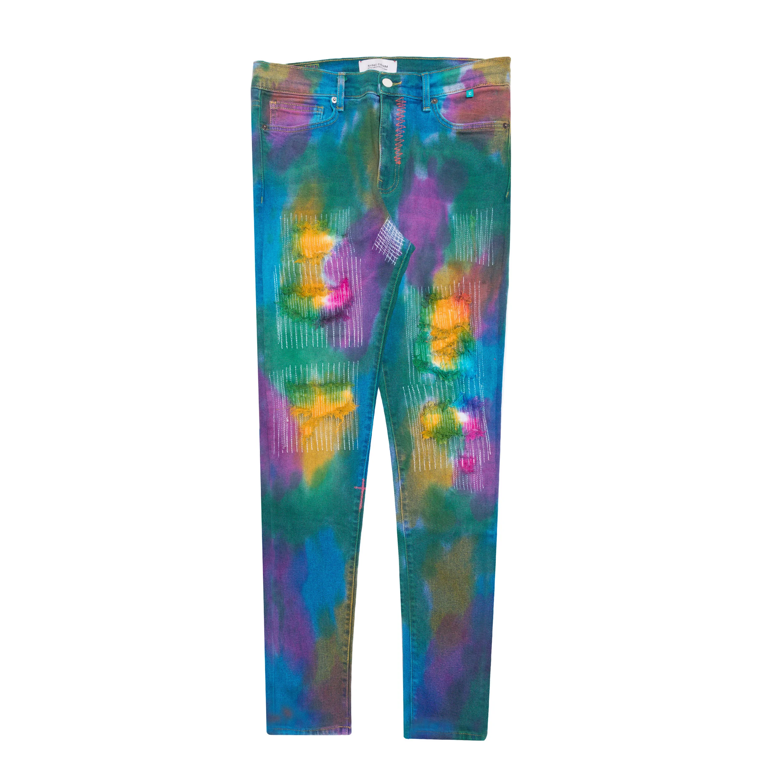 Tie Dye Denim / Rainbow 003