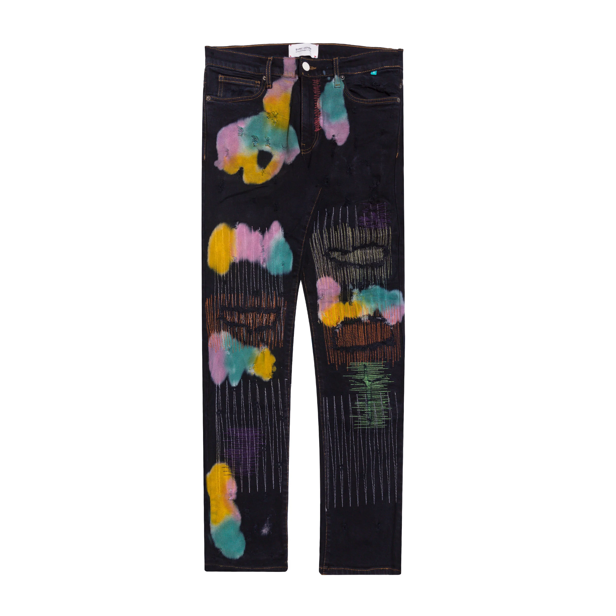 Tie Dye Denim / Rainbow 007