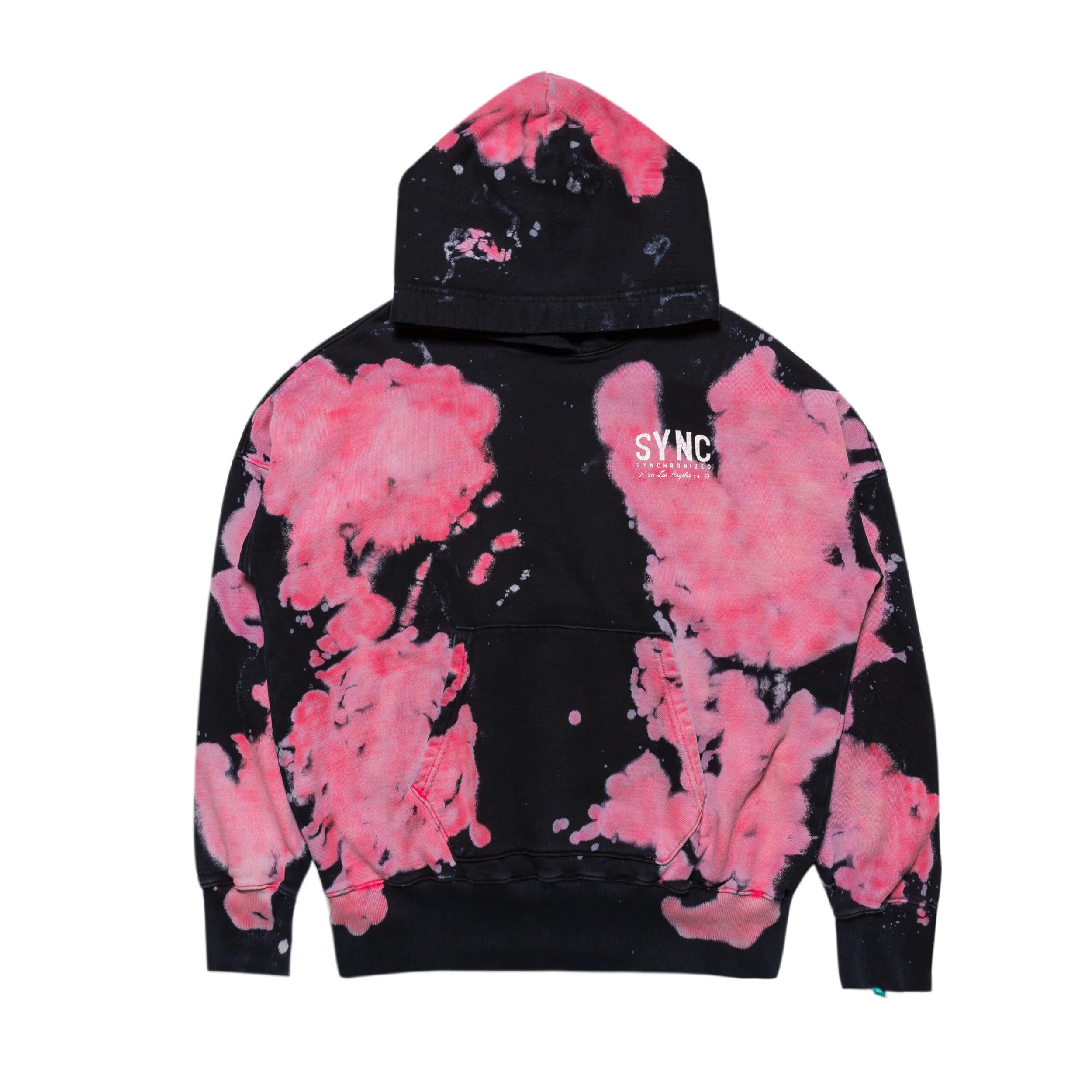 TIE DYE HOODIE / VINTAGE CRACK LOGO