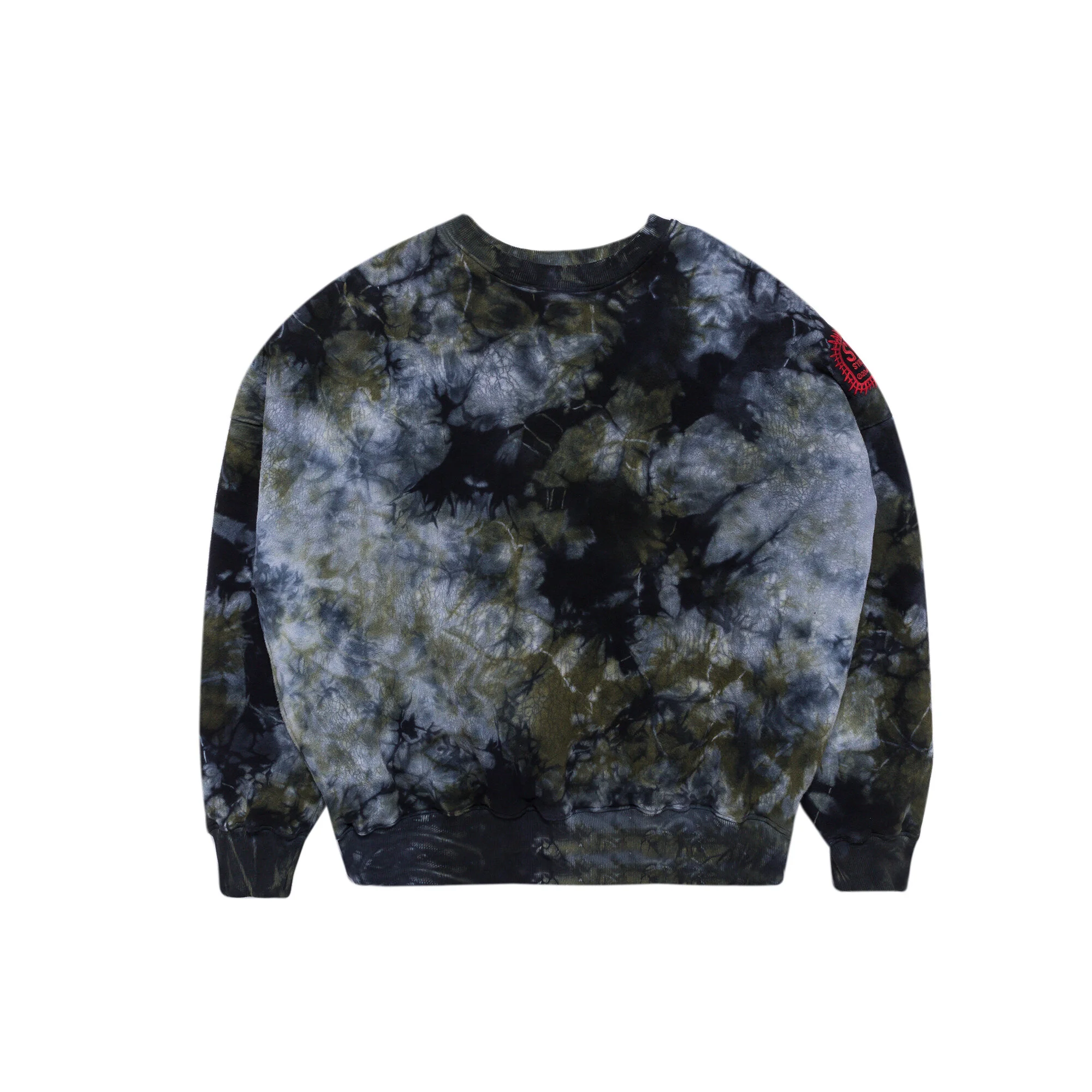 GREEN CRYSTAL DYE SWEATER