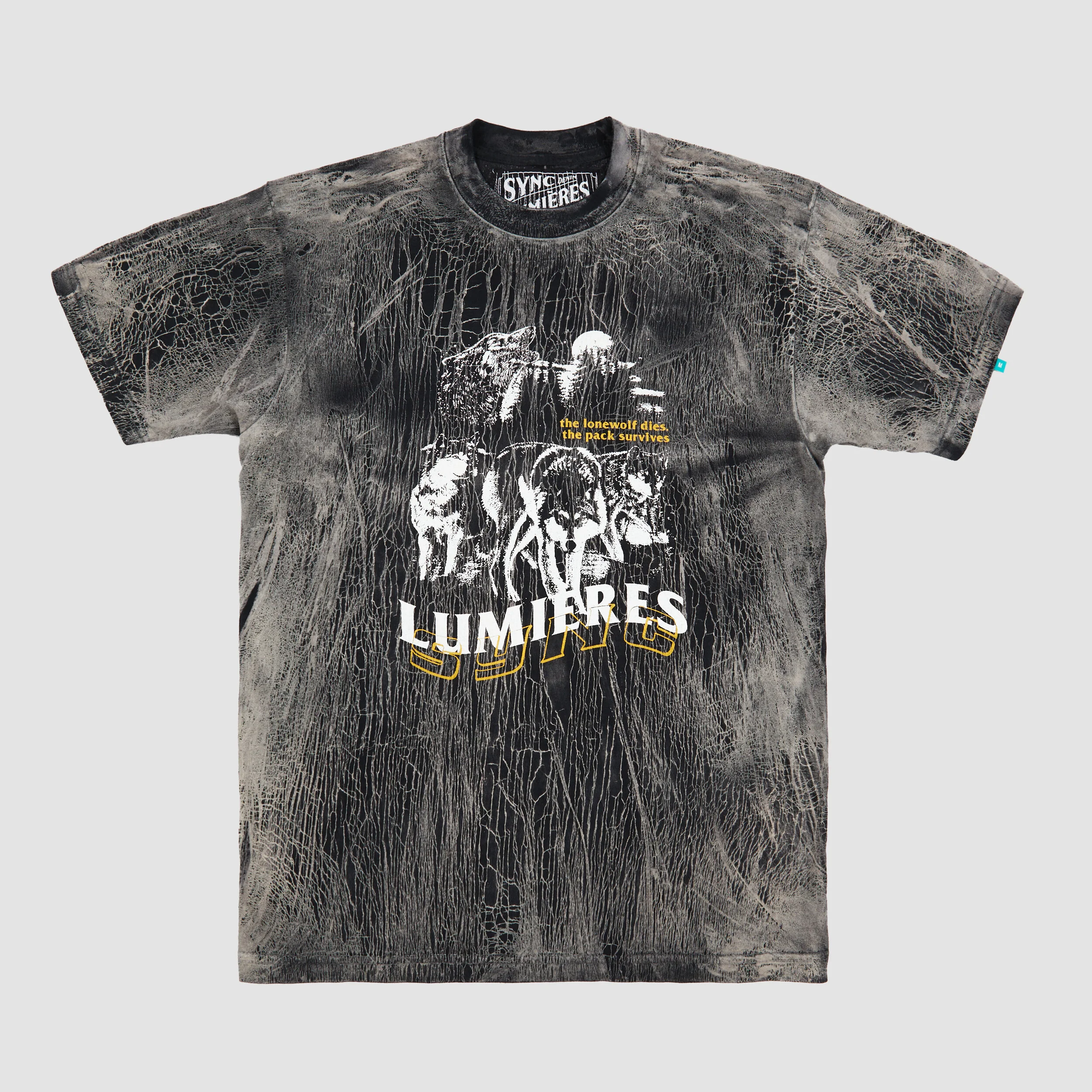 MUD CRACK WOLF TEE / SYNC X LUMIERES BY KAI