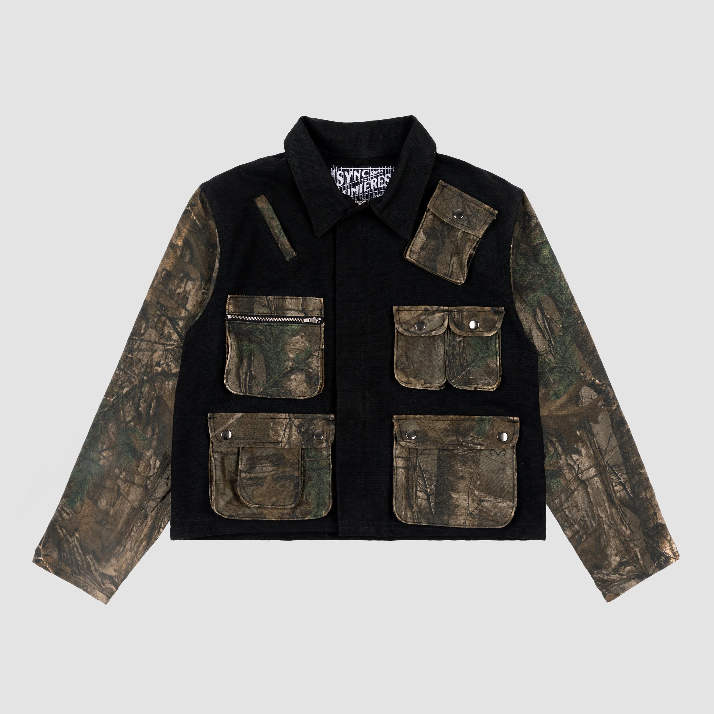 RT CAMO UTILITY JACKET / SYNC X LUMIERES BY KAI