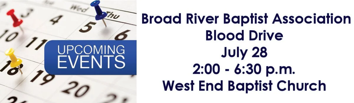 Broad River Baptist Association Blood Drive