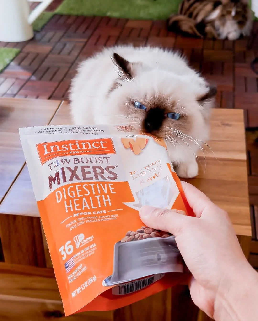 Think tug of war is just for pups? Think again! 😼

Even the fussiest felines can&rsquo;t resist the delicious crunch of Raw Boost Mixers. Whether it&rsquo;s sprinkled on dinner or served as a treat, it&rsquo;s the purr-fect way to level up mealtime 