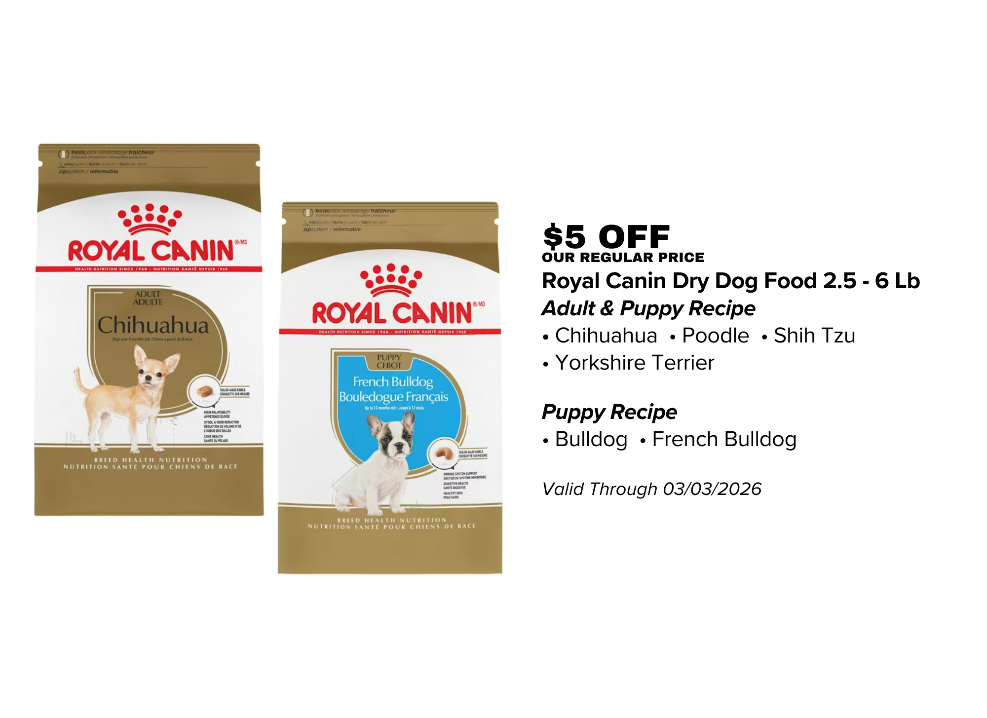 Royal Canin Dog Food Small Bag - 01.14.26.png