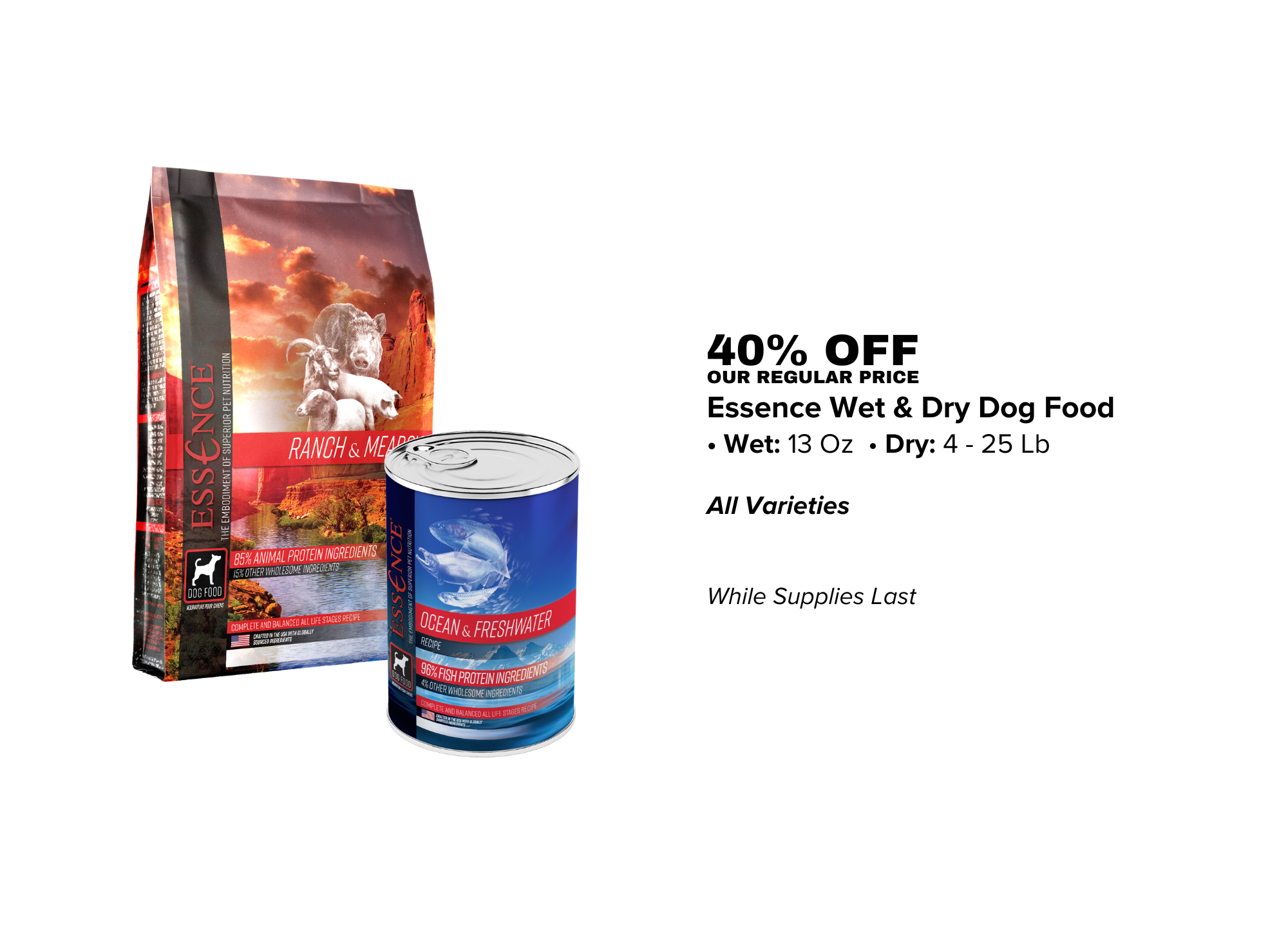 Essence Wet & Dry Dog Food - 02.18.26.png