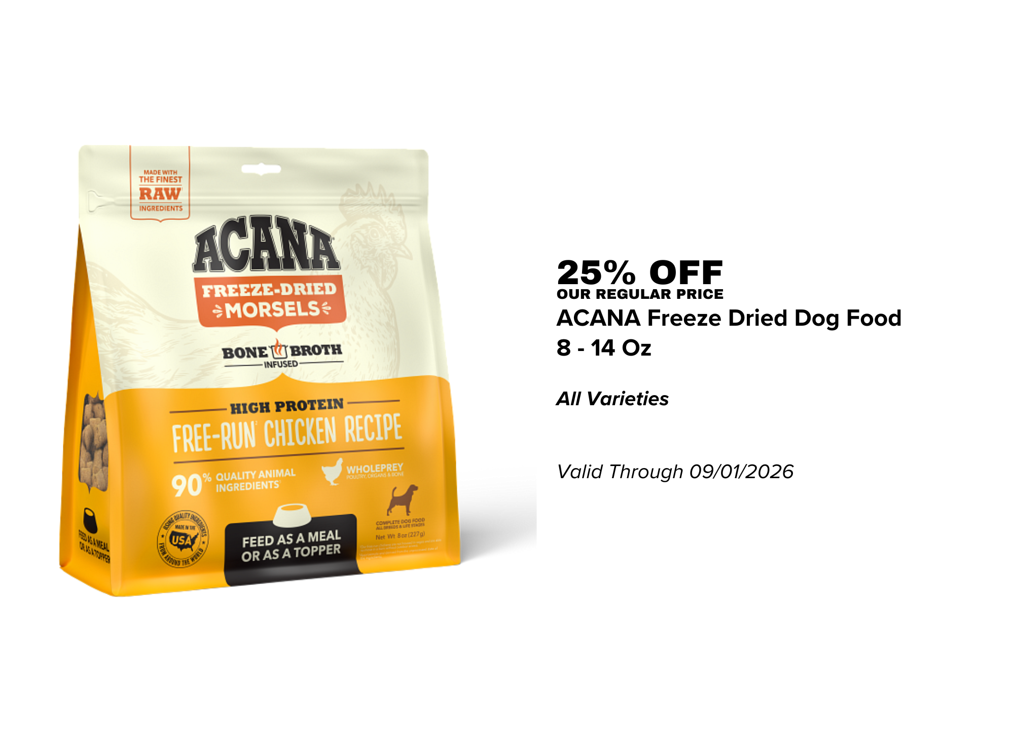 ACANA Freeze Dried DOG FOOD - 07.01.26.png