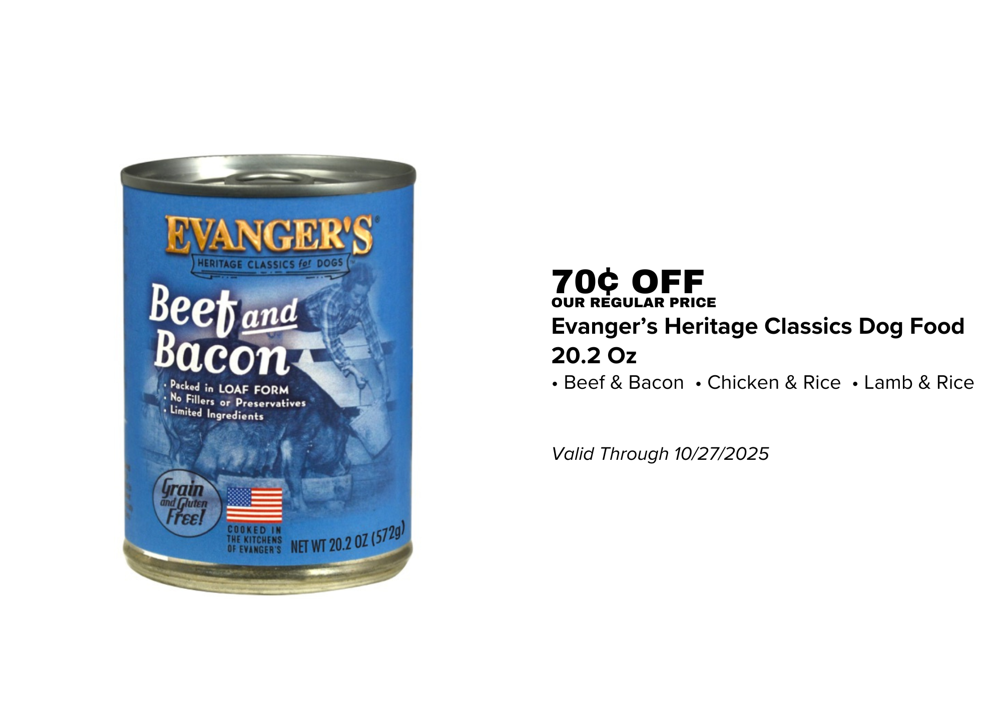 Evanger’s Wet Dog Food 20.2oz - 09.23.26.png