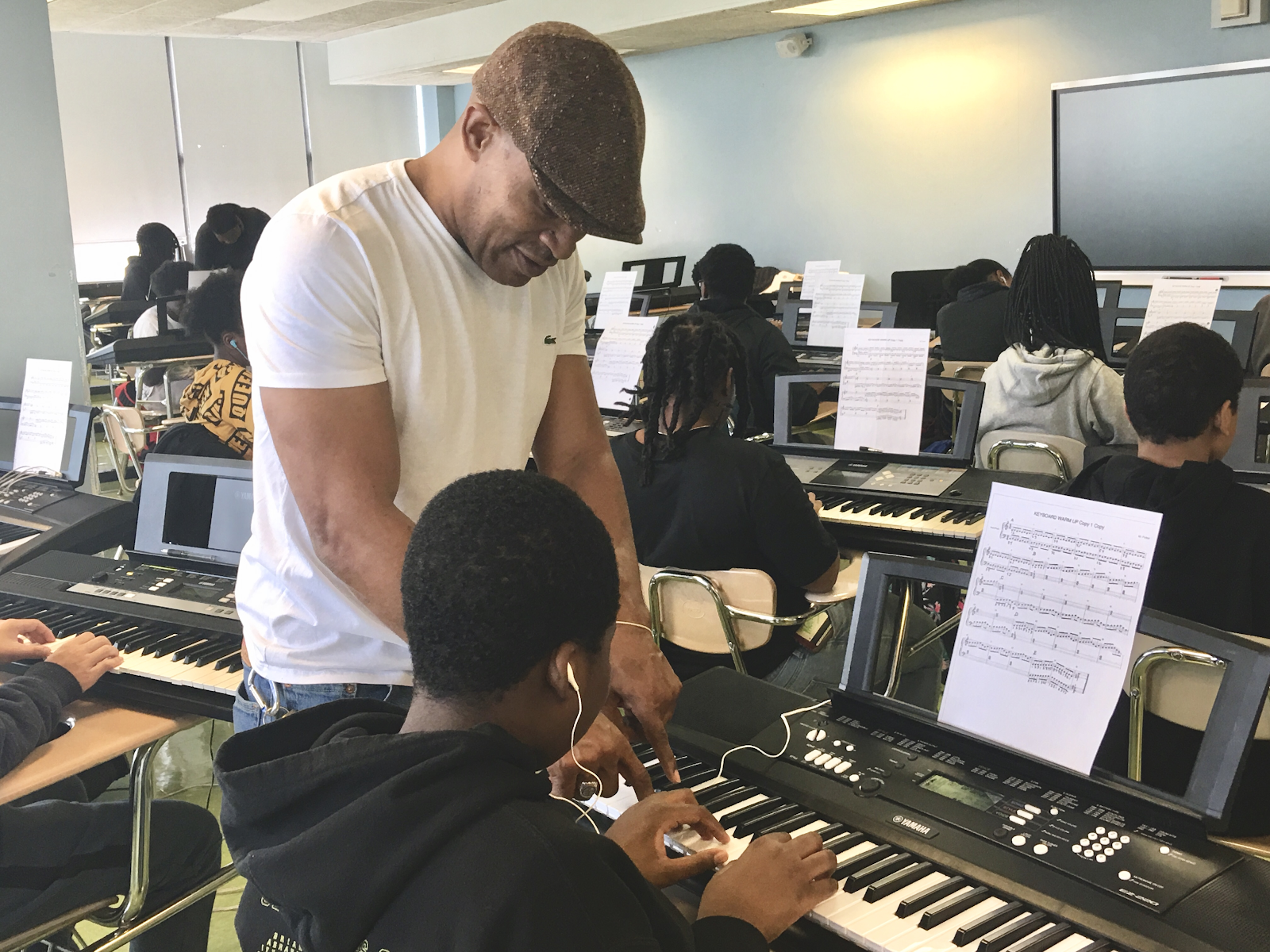 Rich Parker, a music teacher, will now also teach AP CS this school year