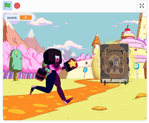 This student describes herself as “a book lover who loves stories," so she created a game to earn points by "capturing knowledge."