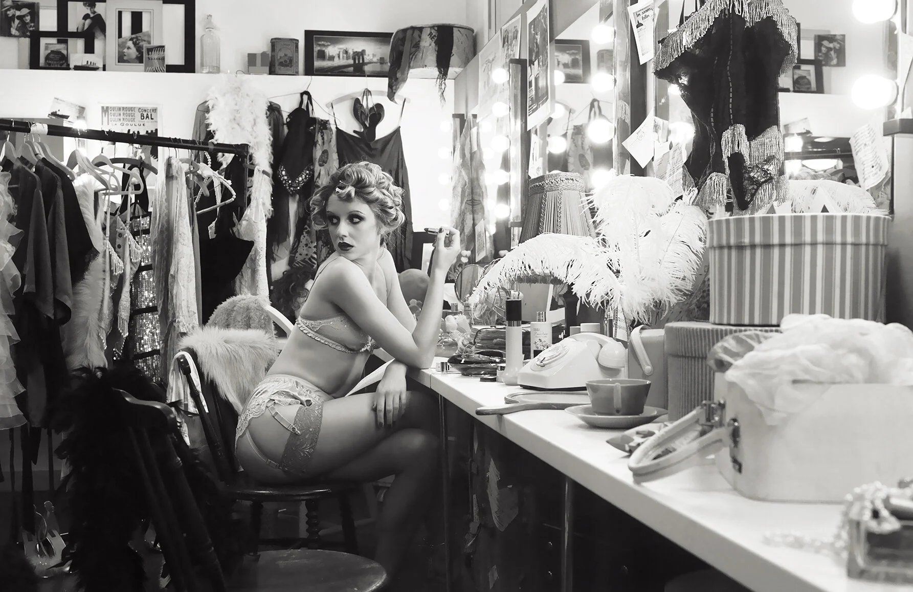 From the exhibition 'CHORINE' Fran looking back