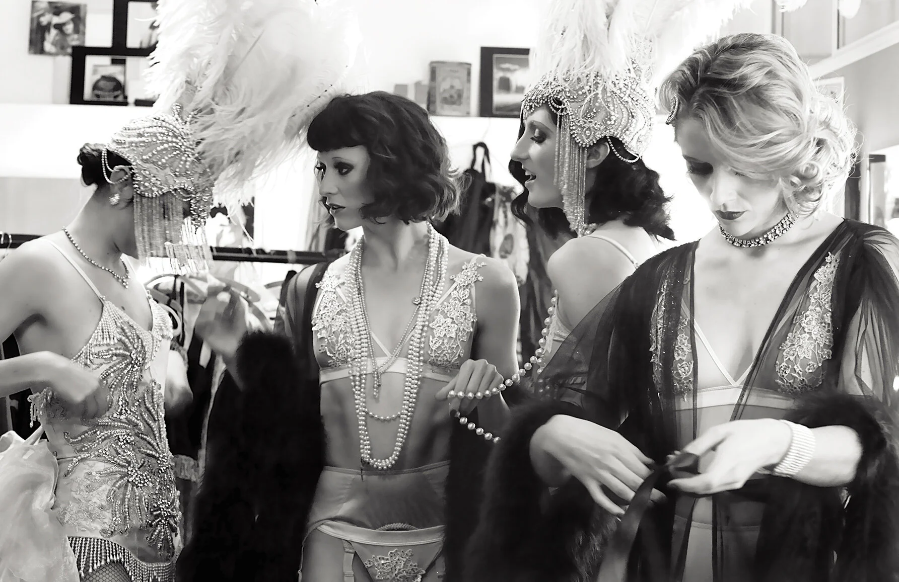 From the exhibition 'CHORINE' Girls getting ready