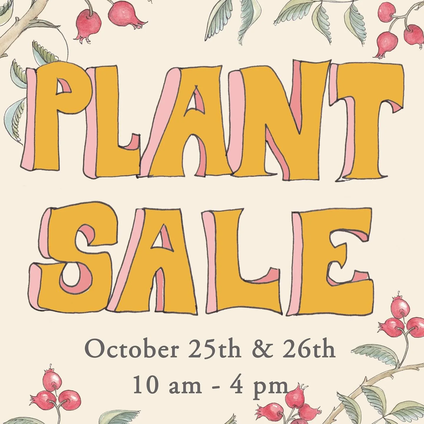 Our final sale of the season, just in time for your fall planting projects. Many plants on deep discount. Hope to see you here! 
Scroll &gt; for plant inspo. Extensive list available on our website.