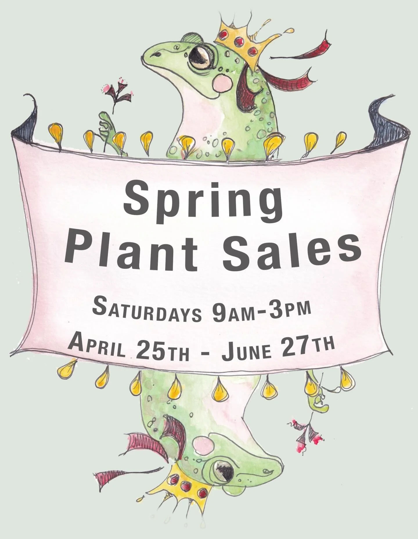 The nursery will be open starting THIS Saturday 9-3. Offering A fine assortment of quality plants grown locally for your gardens.