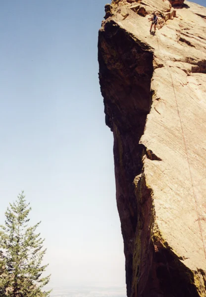 sometimes the rock feels solid under your feet... sometimes your just hanging on at the end of your rope... ultimately, you trust your skill, your belayer, and the process between the two