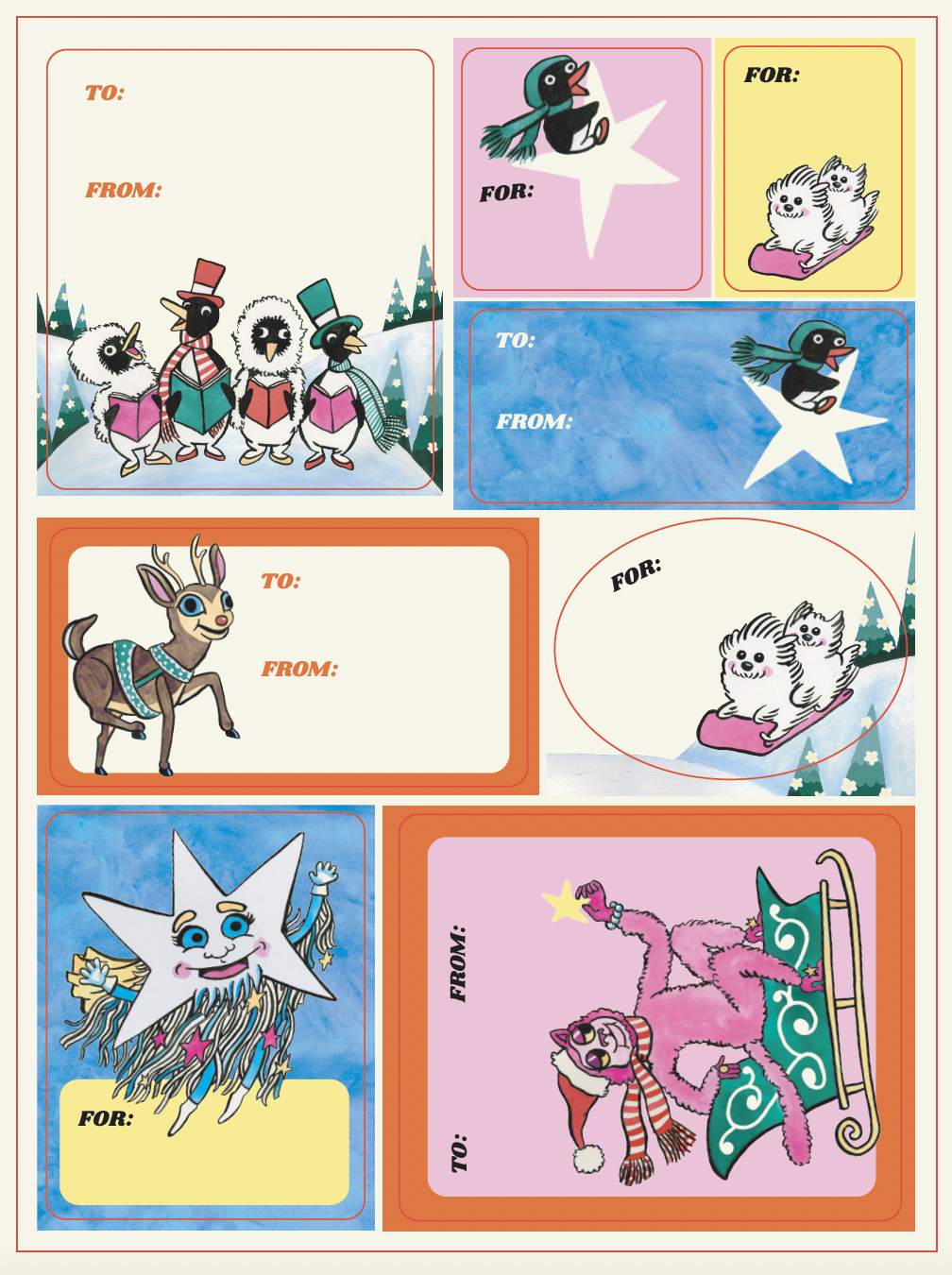 BBMT x Gentle Thrills Gift Tag Stickers
