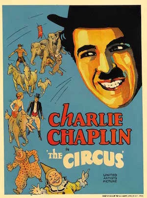IMAGE: Original poster for The Circus , dir. Charlie Chaplin, 1928.
