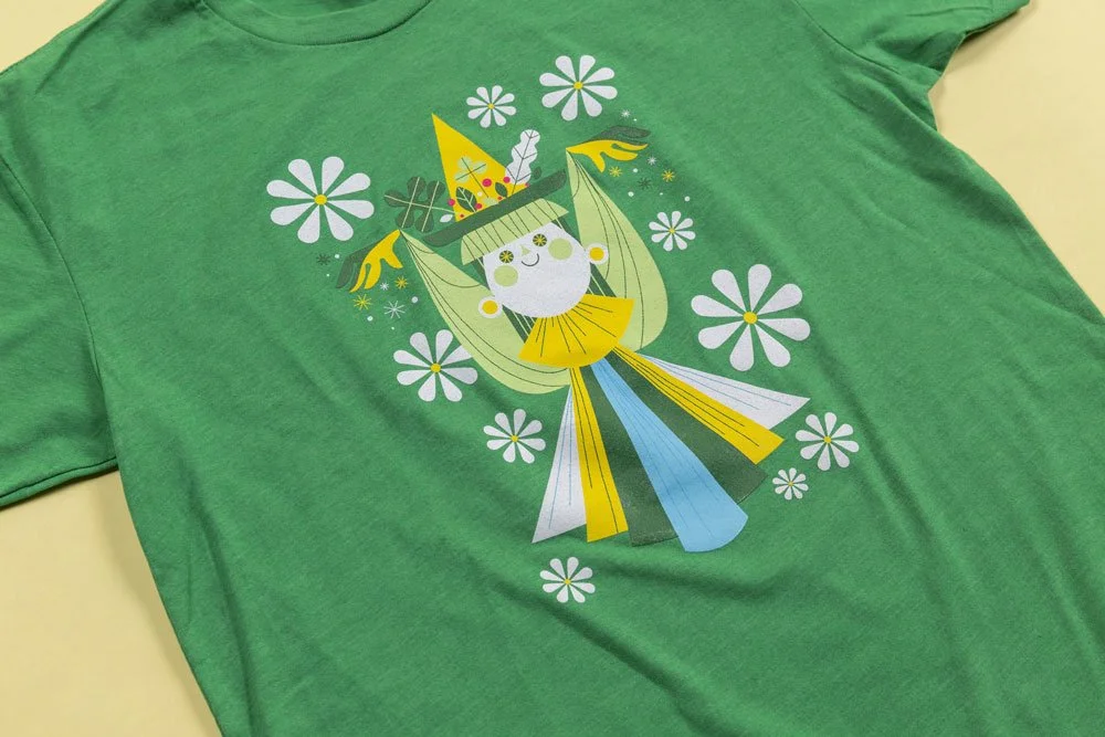 Green Witch T-Shirt — Bob Baker 