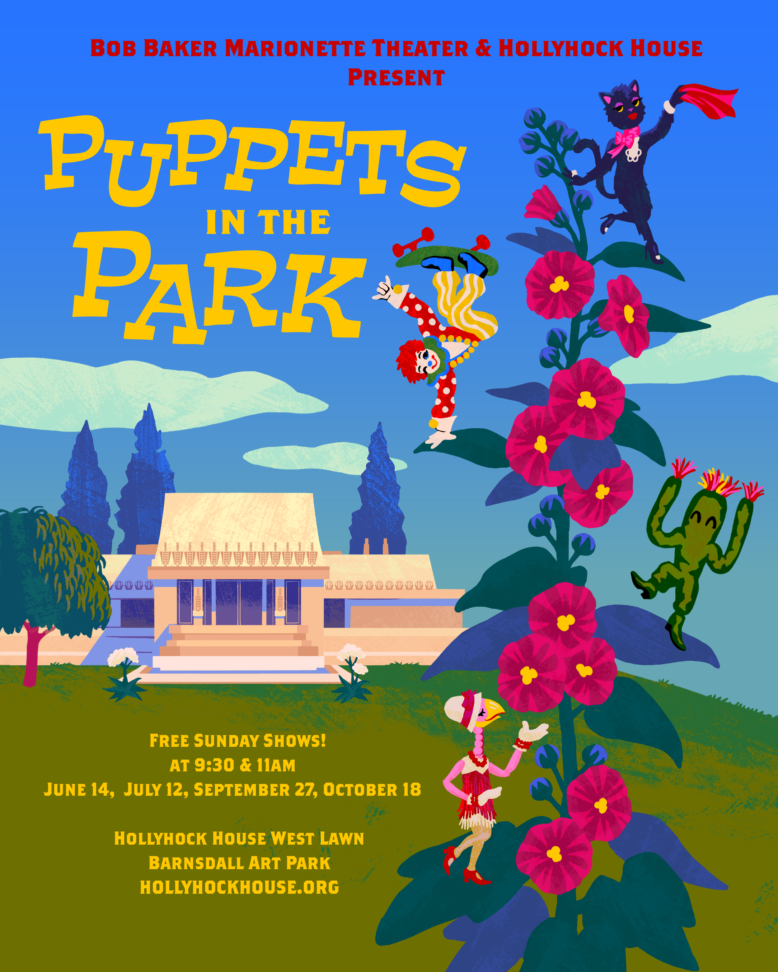 Puppets in the Park at Hollyhock House