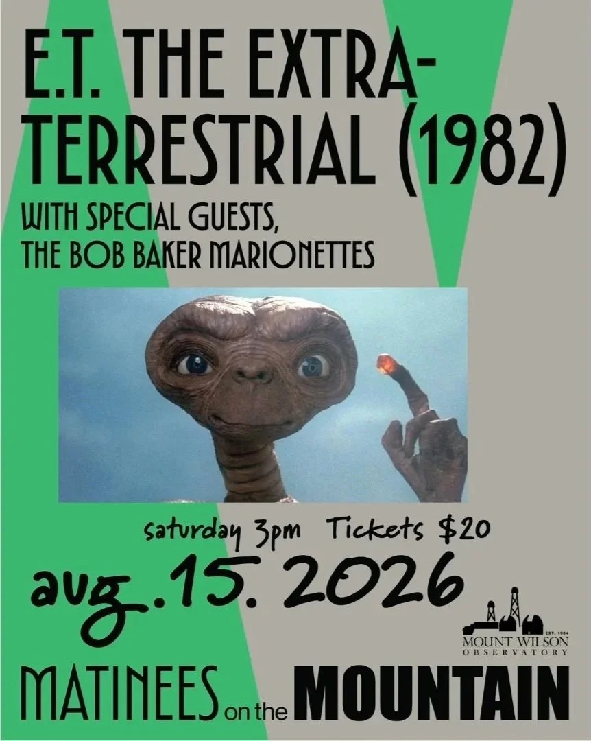 Matinees on the Mountain: E.T.