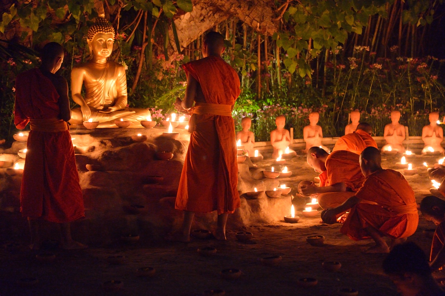  Makha Bucha, Buddhist Festival, Chiang Mai, Thailand    