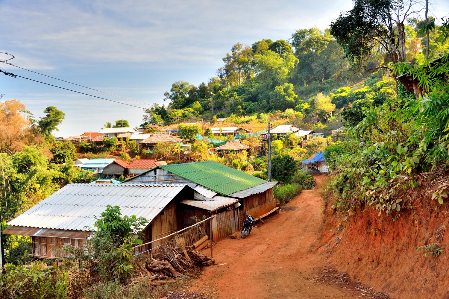 Rural village, Mae Salong, Thailand