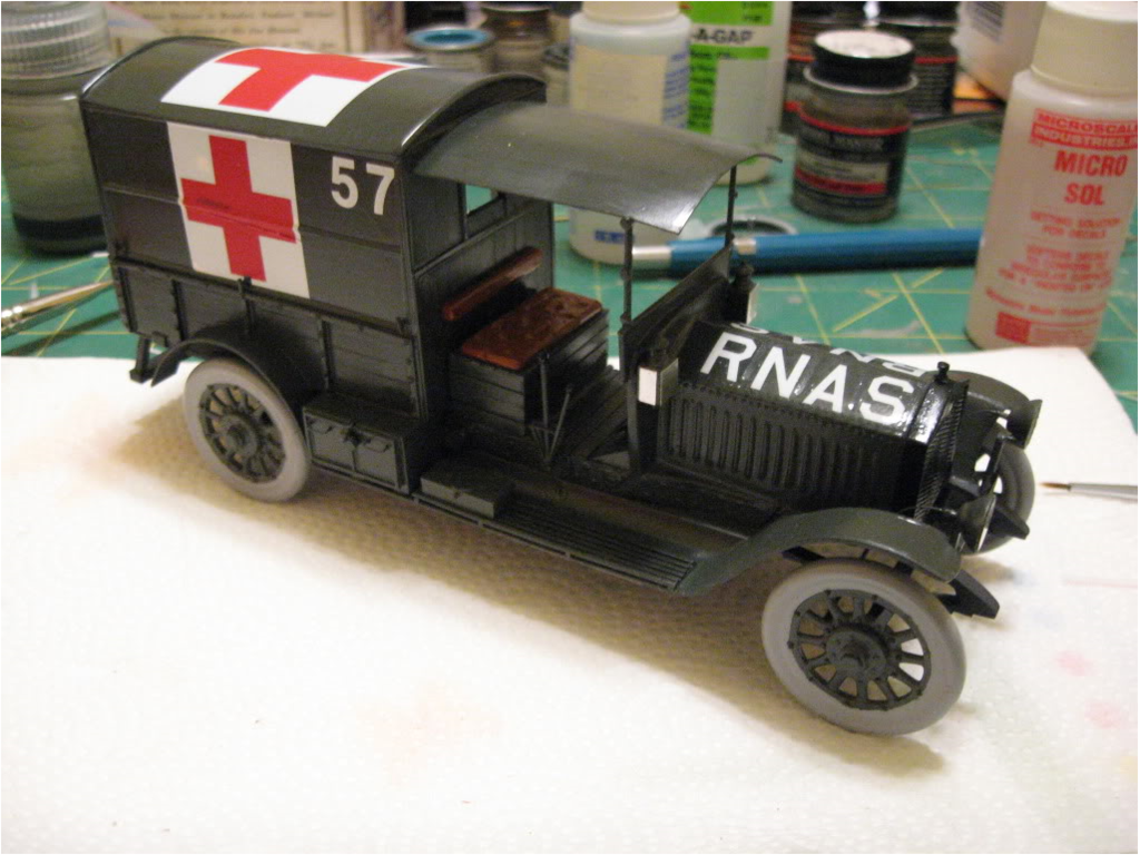 Rolls Royce AmbulanceAirfix 1/32 scale conversion. Photo 2 of 4.