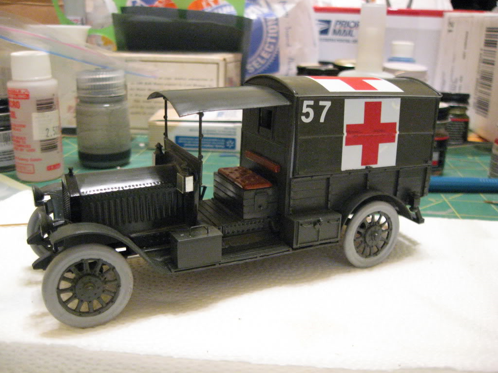 Rolls Royce AmbulanceAirfix 1/32 scale conversion. Photo 3 of 4.
