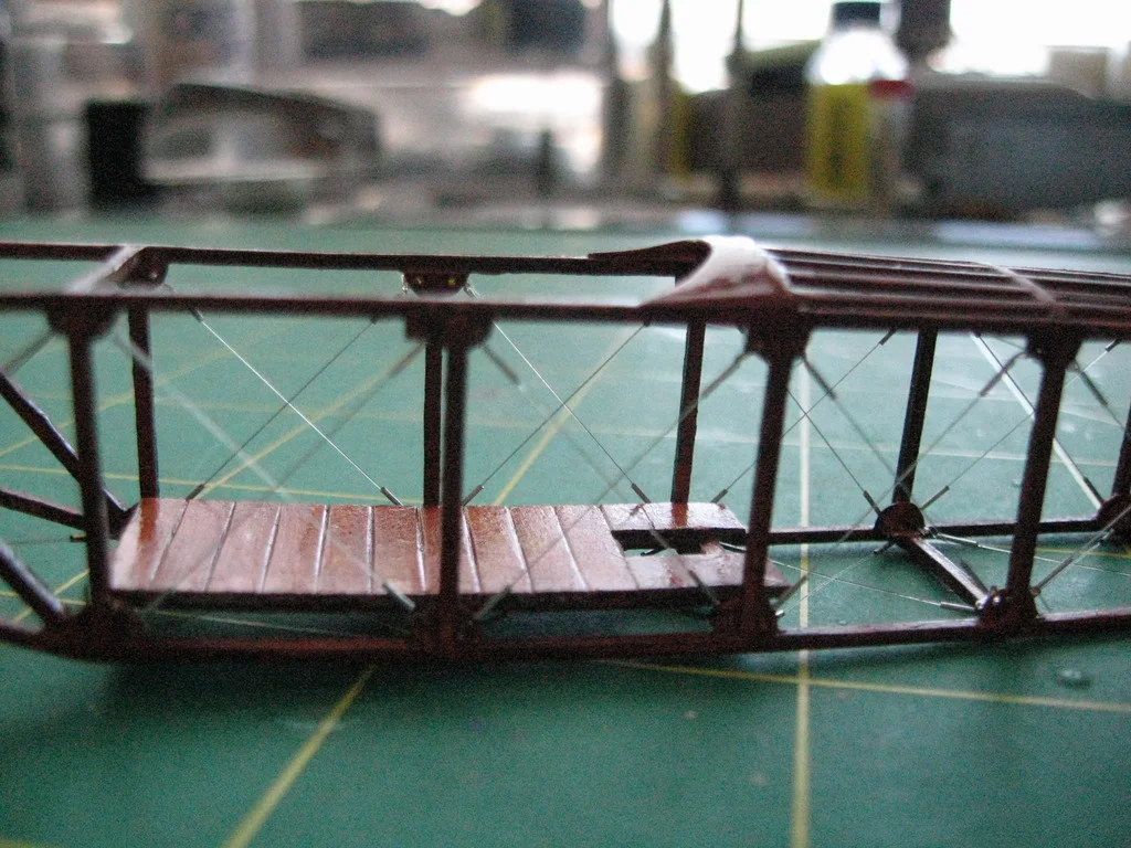 Voisin Hydroplane Scratch-build in-progress 1/32nd scale. Photo 4 of 5.
