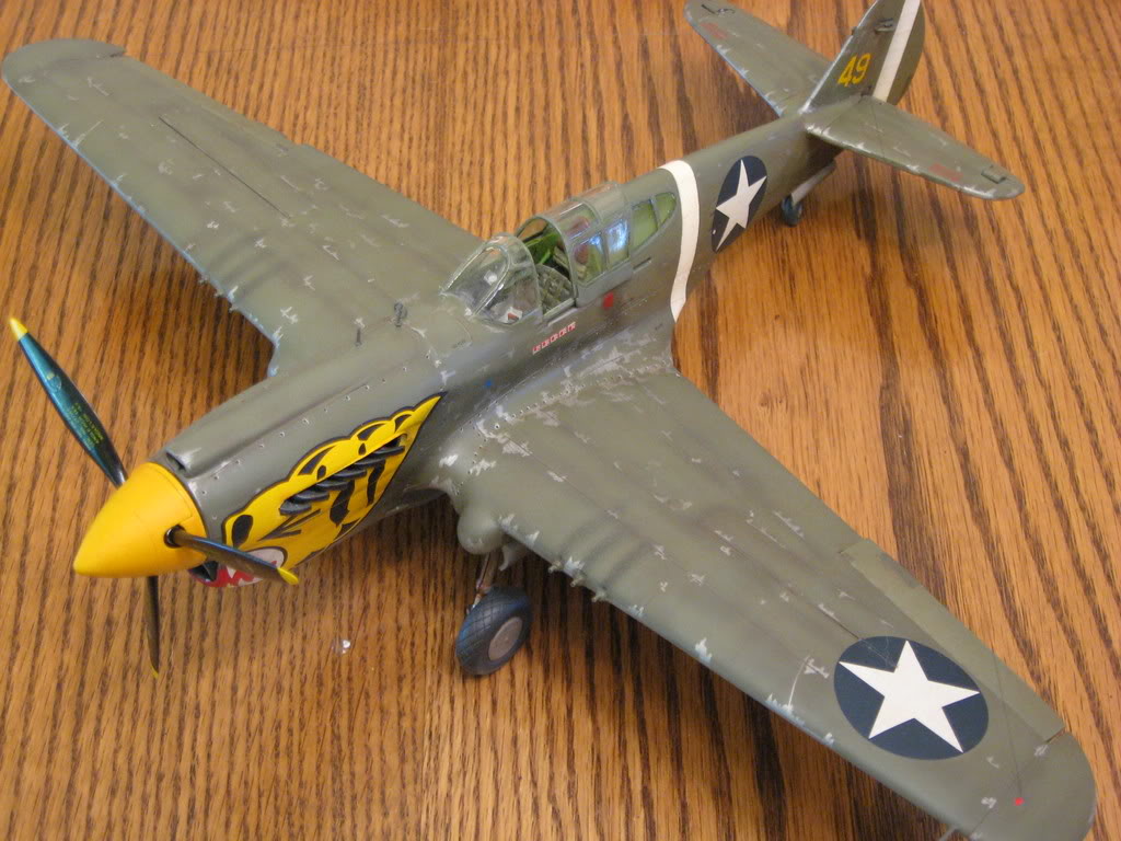 P-40E 1/32 scale. Photo 1 of 5.