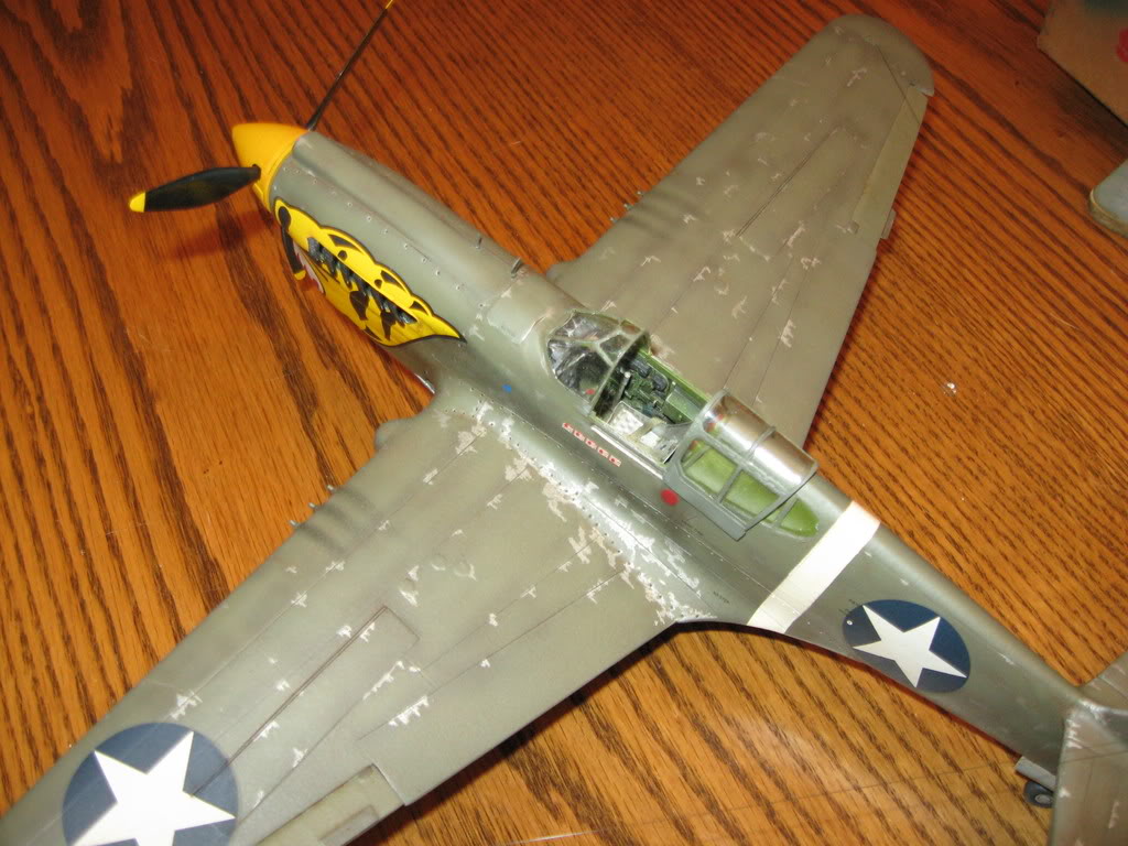 P-40E 1/32 scale. Photo 2 of 5.
