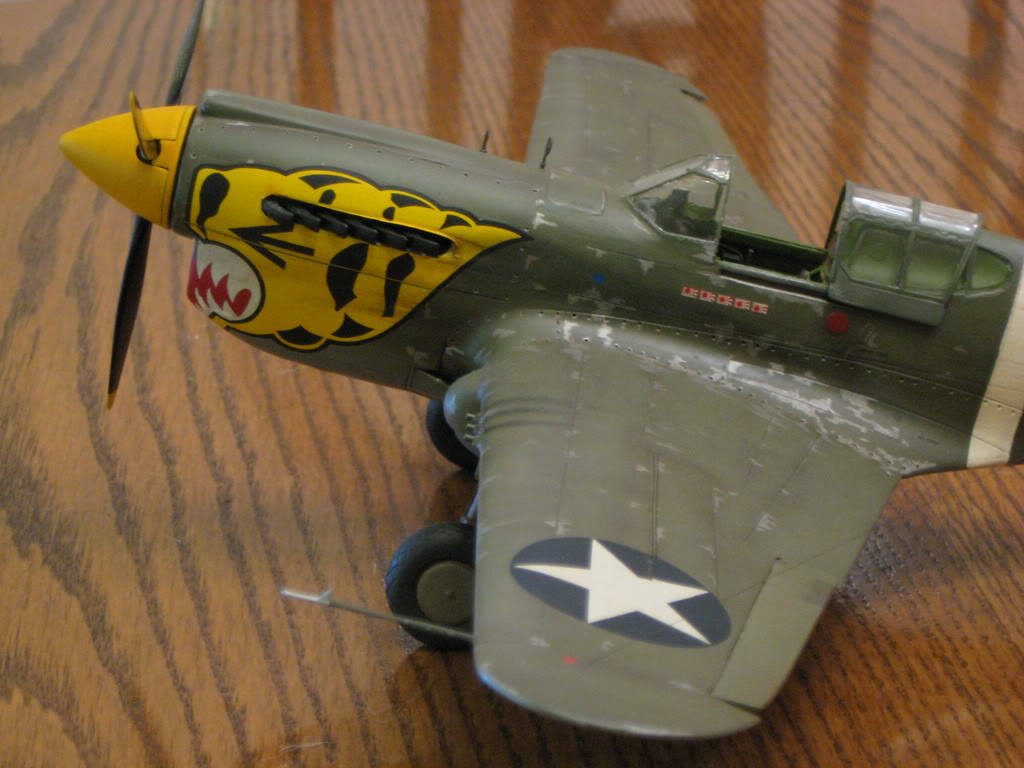 P-40E 1/32 scale. Photo 4 of 5.