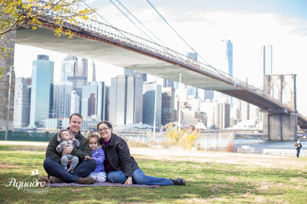 Family Photo by Brooklyn Bridge
